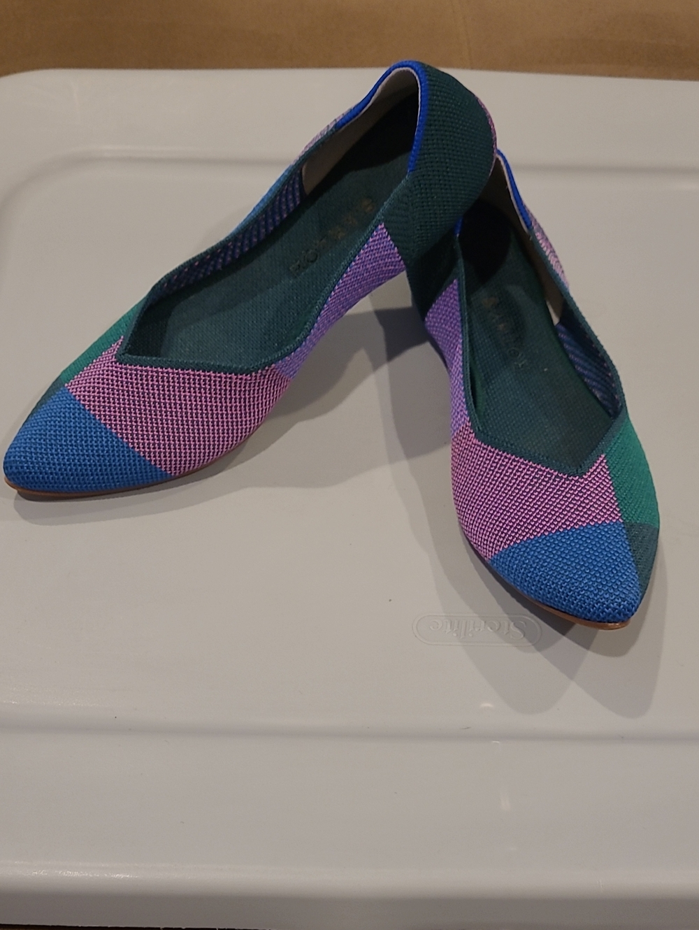 Rothy's Multicolor Women's Knit Slip-On Flats Sneakers Size 8